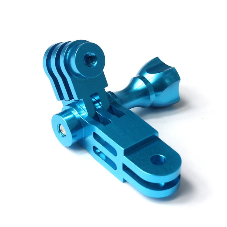 Action Camera Three-way Adjustable Aluminum Alloy Arm Adapter (Blue)