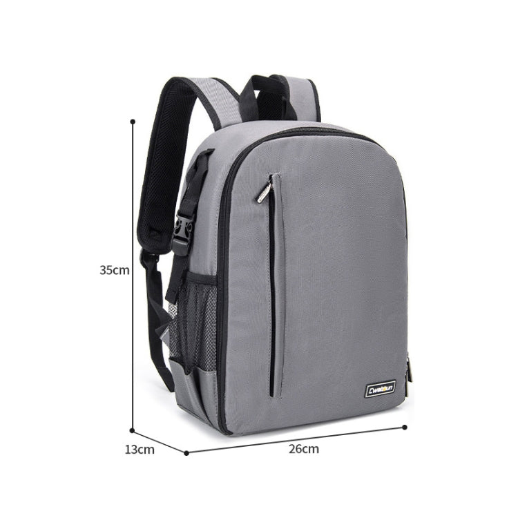 CADeN Waterproof Nylon Photography Backpack (Grey Small Bag)