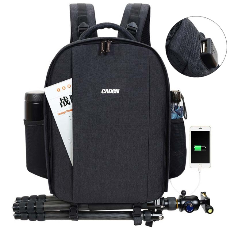 CADeN Waterproof Professional Camera Bag with USB Charging