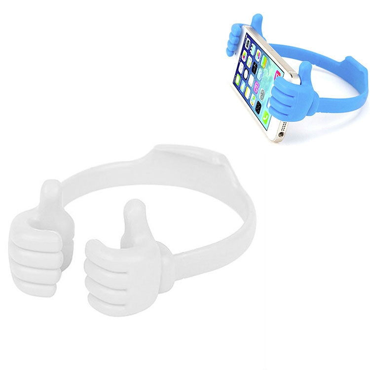 Lazy Bracket Universal Phone and Tablet Stand (White, Pack of 3)