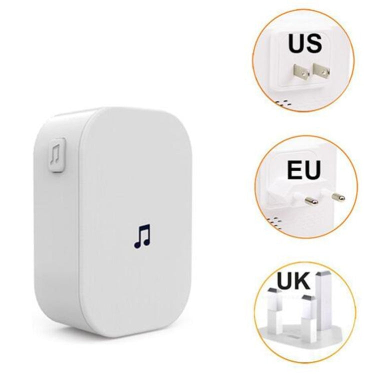 M2D Wireless WiFi Doorbell Jingle Machine - UK Plug (White)