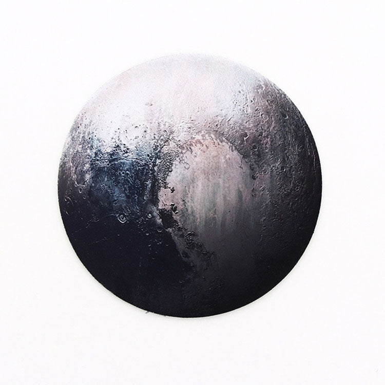 22cm Pluto-Themed Fruit Series Round Mouse Pad Set of 2