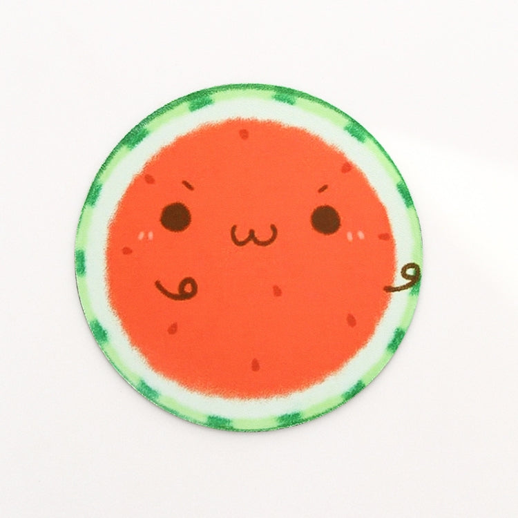 Cute Watermelon Design Round Mouse Pad Set - 2 PCS
