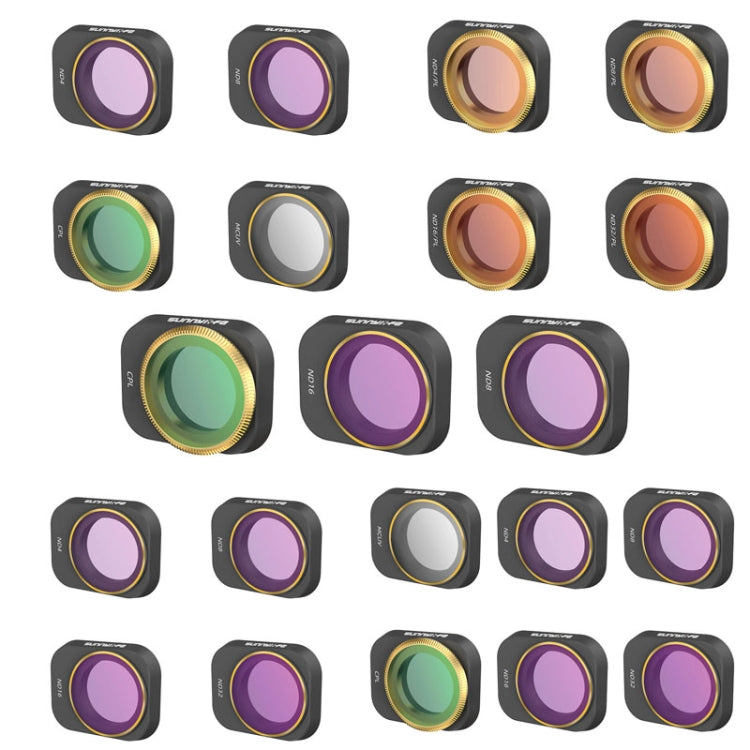 Adjustable Filter Set for Mini 3 Pro: ND4, ND8, ND16, ND32 Sunnylife MM3-FI411