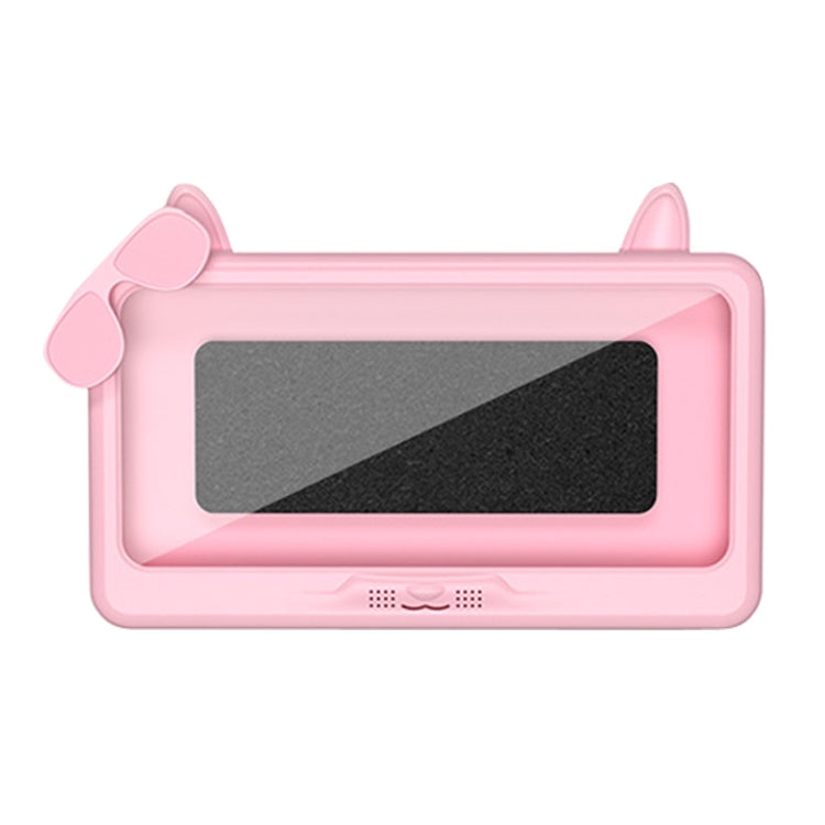 Waterproof Bathroom Mobile Phone Holder with Cat Ears Design (Pink)