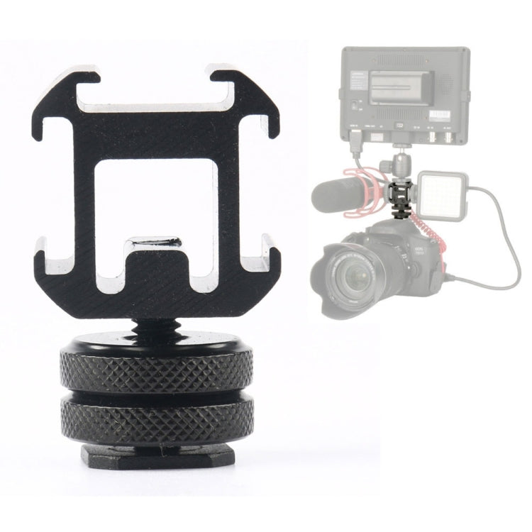 Camera Three-Head Hot Shoe Mount