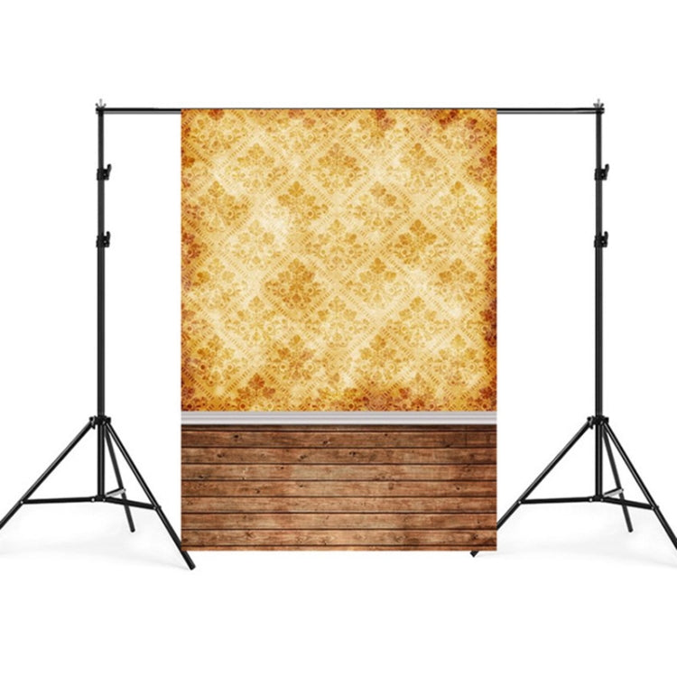 Vintage Wooden Board Baby Photo Background Cloth - 1.5m x 2.1m Pattern
