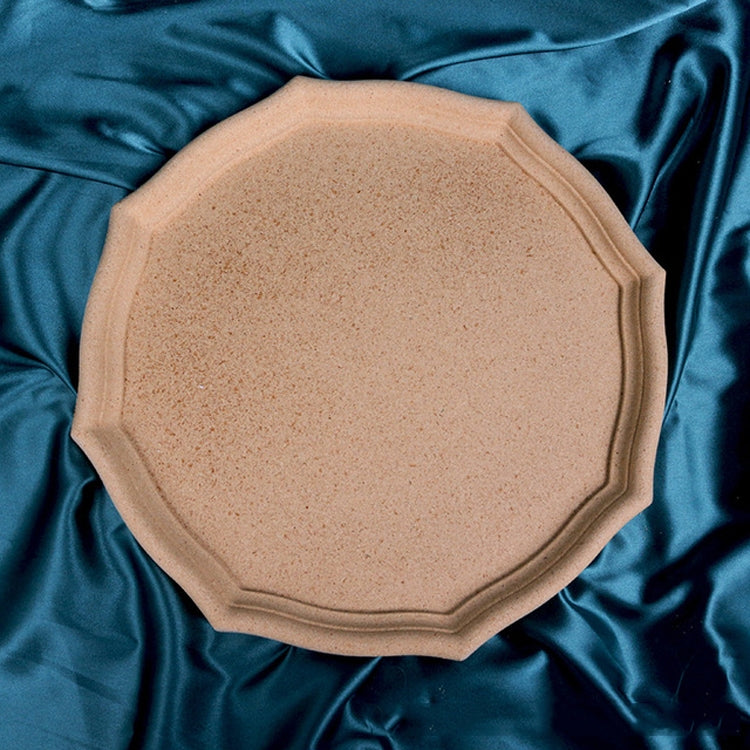 Vintage Octagonal Wooden Jewelry Tray for Home Decor and Photo Props