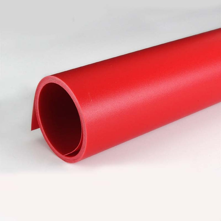 Solid Red PVC Matte Board Photography Background 70x140cm