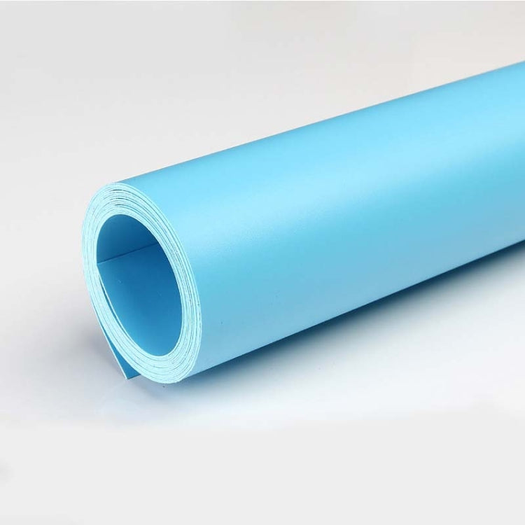 Blue PVC Matte Board Photography Background Cloth 70x140cm