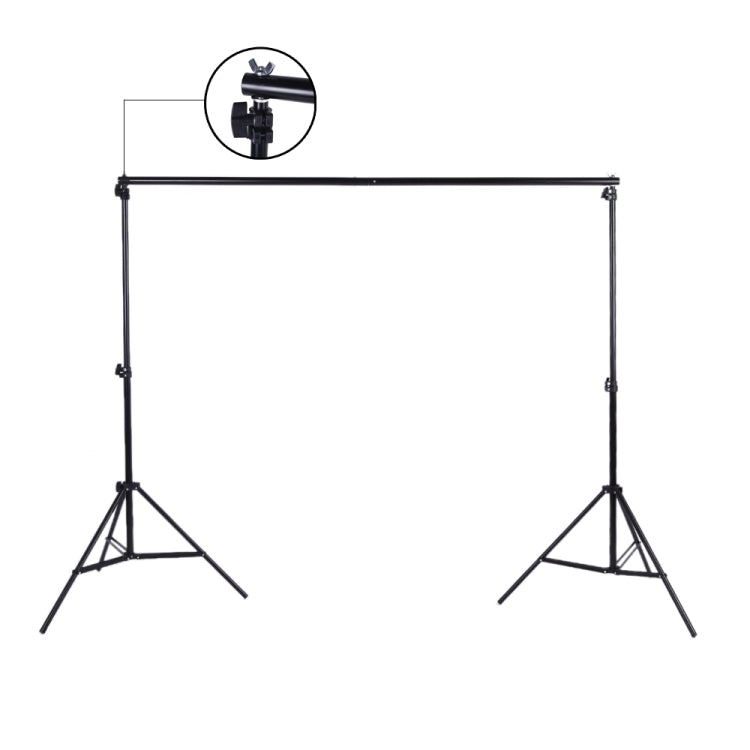 Versatile Photo Studio Background Support Backdrop Crossbar Kit - 200 * 300cm