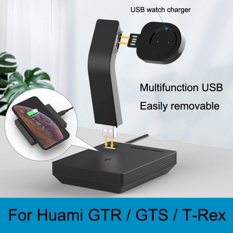 Huami GTR / GTS / T-Rex Wireless Charger for Watches, Earphones, and Phones