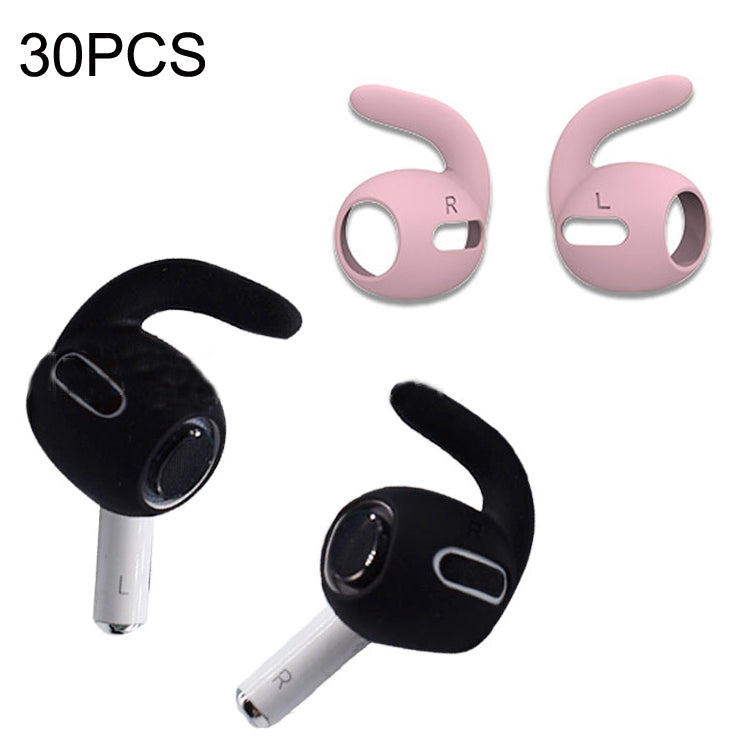 30-Piece Set of Pink Ultra-thin Earphone Ear Caps for Apple Airpods Pro