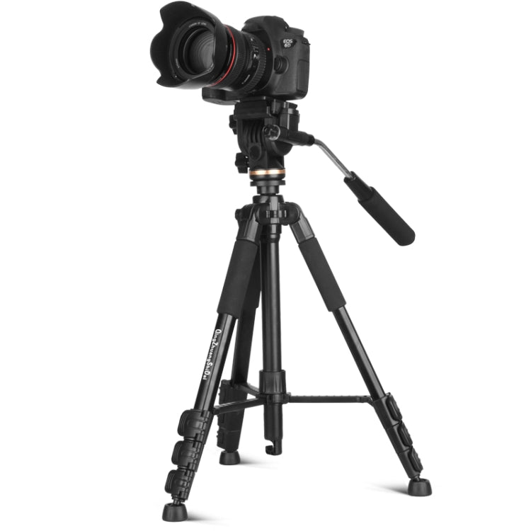 Q111S Aluminum Alloy Mobile Phone Camera Photography Tripod (Black)