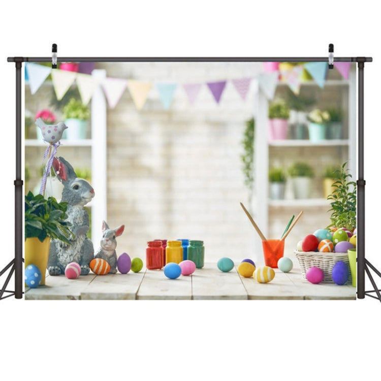 Easter Bunny Children Birthday Party Photography Background Cloth 2.1m x 1.5m