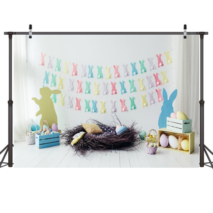 Easter Bunny Children Birthday Party Cartoon Photography Background Cloth 2.1m x 1.5m (W-117)