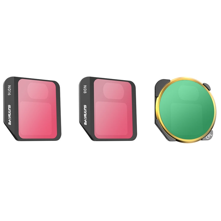 Sunnylife Mavic 3 Filter Set with CPL, ND8, and ND16 - 3 Piece Pack