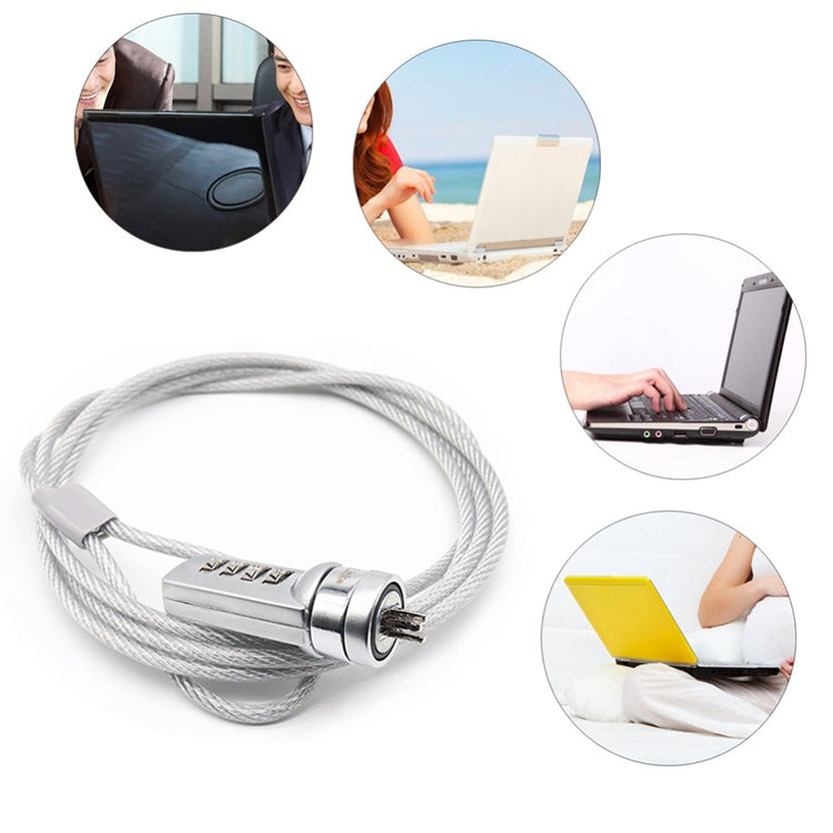 Universal 3.5mm Diameter Laptop Anti-Theft Password Lock
