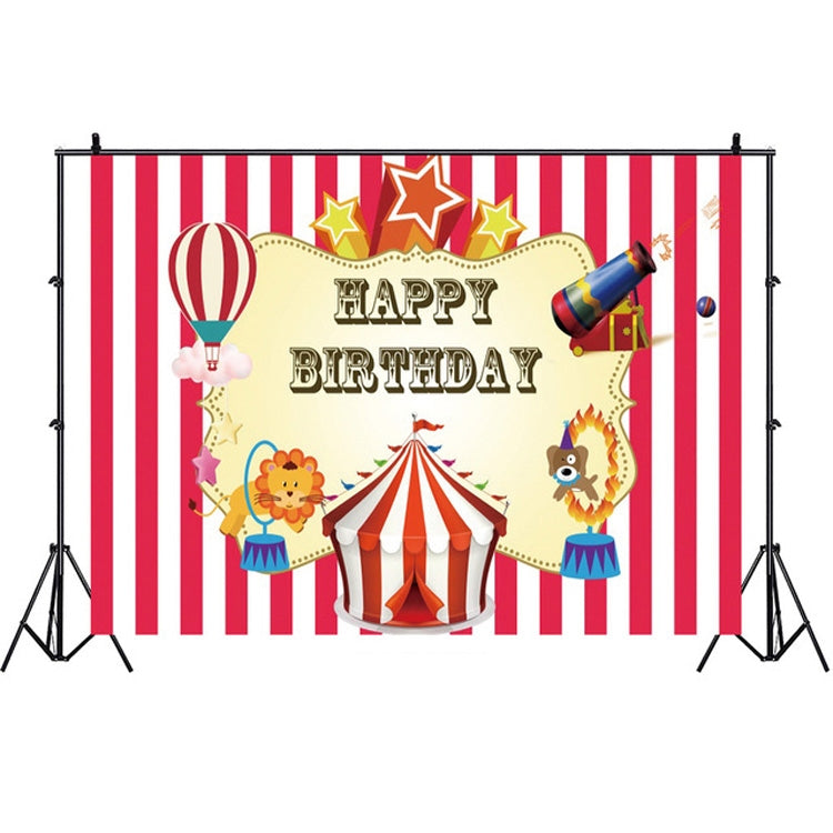Circus Themed Birthday Party Photography Backdrop