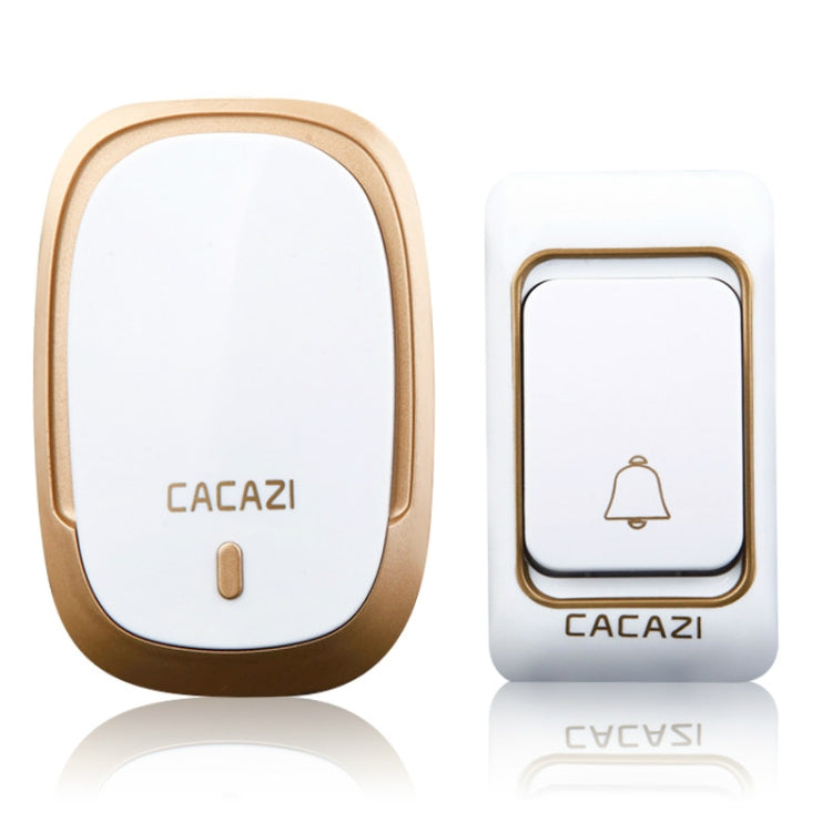 CACAZI K01 Wireless Smart Music Waterproof Doorbell with Multiple Plug Options