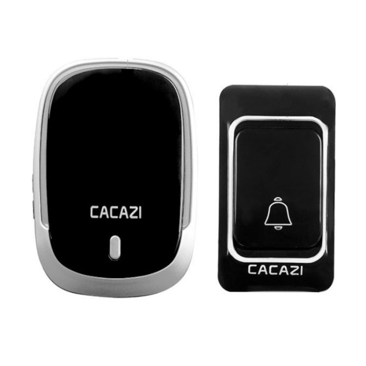 CACAZI K01 Wireless Smart Music Waterproof Doorbell with Multiple Plug Options