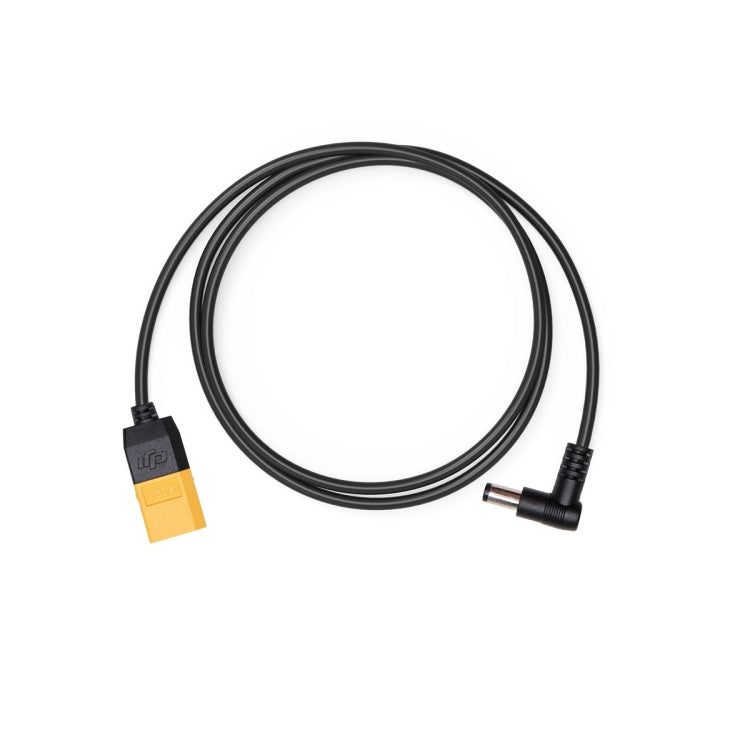Original DJI FPV Goggles/Goggles V2 Power Cable XT60 to DC Line, Cable Length 1.25m