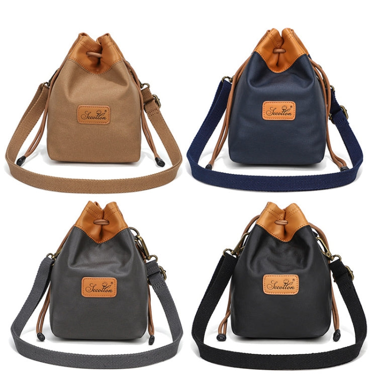 Camera Lens Protection Bag - Waterproof Storage Bag(Size S, Khaki)
