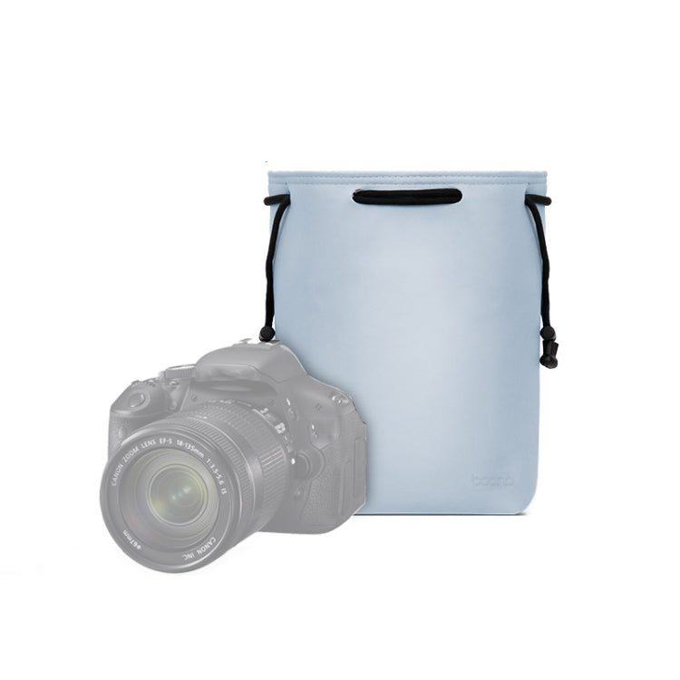 Baona Medium Blue Camera Bag Lens Drawstring Pouch