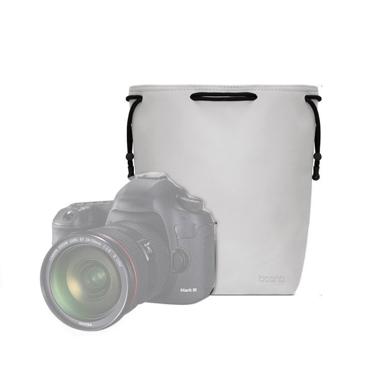 Baona Large Gray Camera Bag Lens Drawstring Pouch