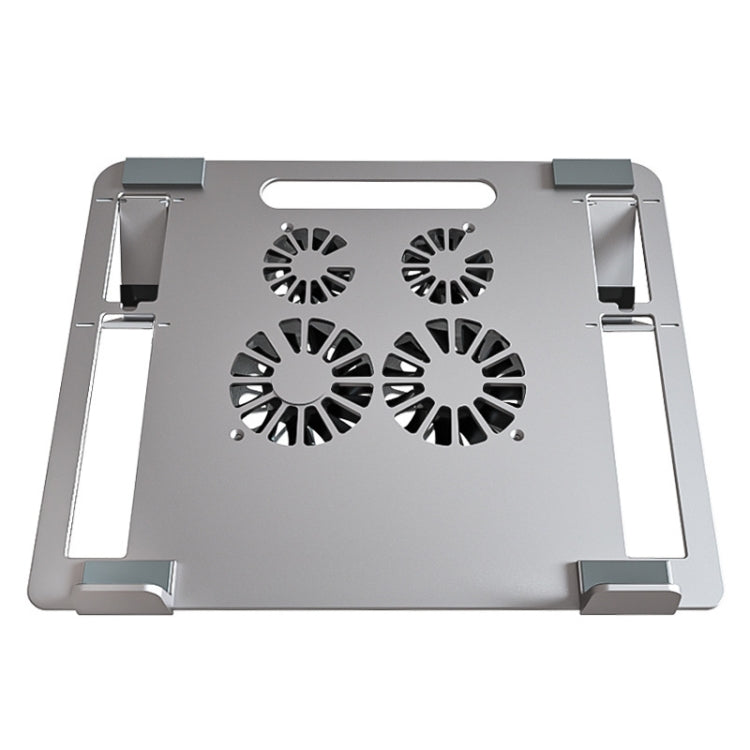 Laptop Cooling Stand with Four Fans and Dual USB Ports