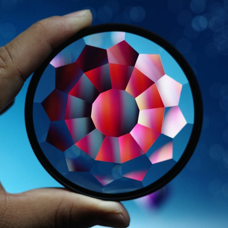 Kaleidoscope Prism Camera Glass Filter Lens