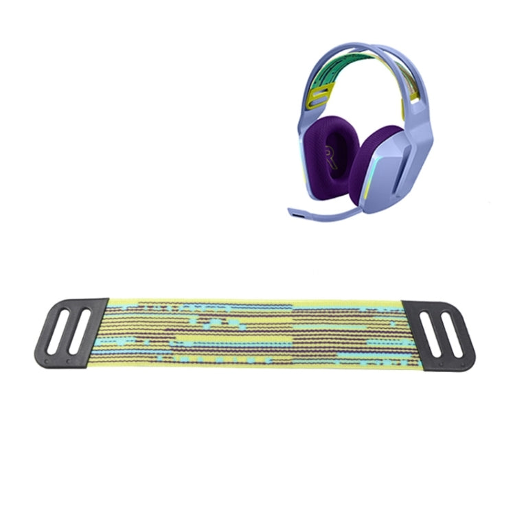 Head Beam Protector for Logitech G733 Headset - Stripe Green