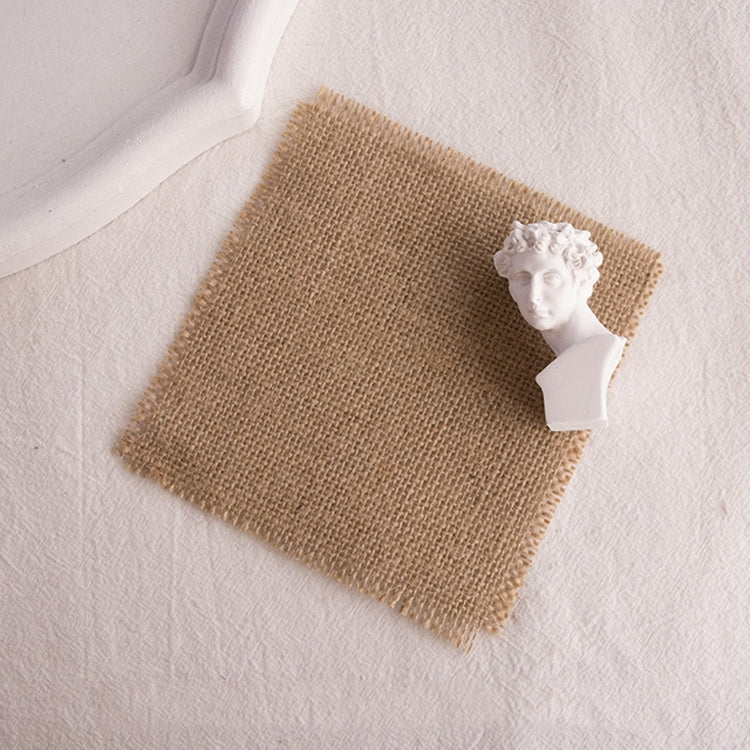 Vintage Coarse Jute Scented Candle Coasters - Set of 10