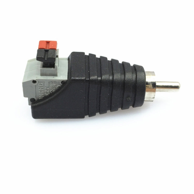 20 PCS RCA Lotus Audio Connector Press Type - Solder-free AV Connector
