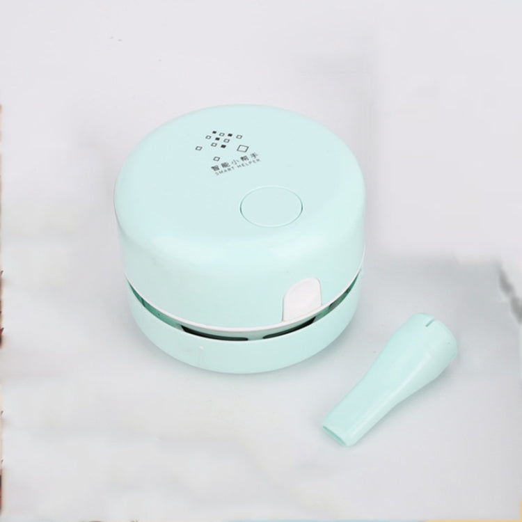 Mini Handheld Desktop Cleaner Sweeper for Keyboards and Erasers (Light Green)