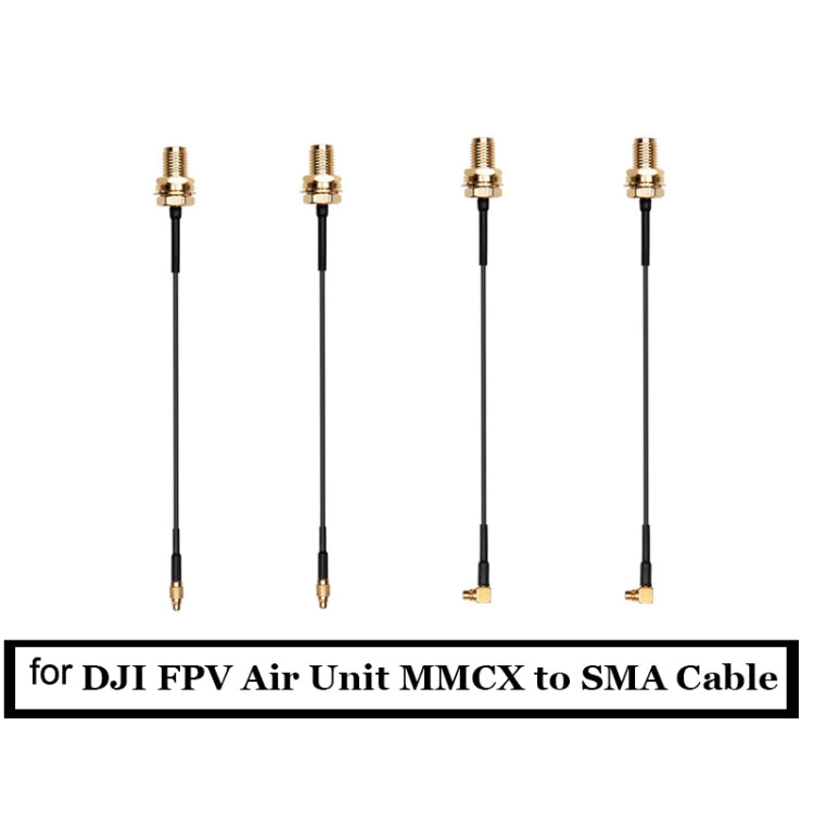 DJI FPV Air Unit MMCX to SMA Adapter Cable - 2pcs Straight Head