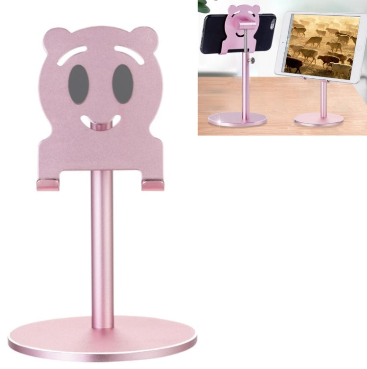 Rose Gold Aluminum Alloy Desktop Stand for 4-10 inch Phone & Tablet