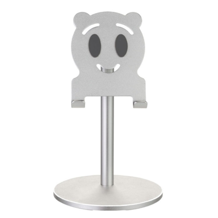 Silver Aluminum Alloy Desktop Stand for 4-10 inch Phone & Tablet