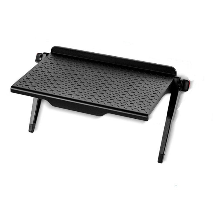 Creative Multi-functional Storage Rack Computer Monitor Holder - Set of 2, Size: S (Black)