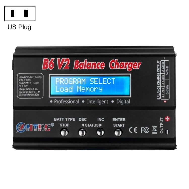 Intelligent Model Airplane Lithium Battery Charger with US Plug and Advanced Features