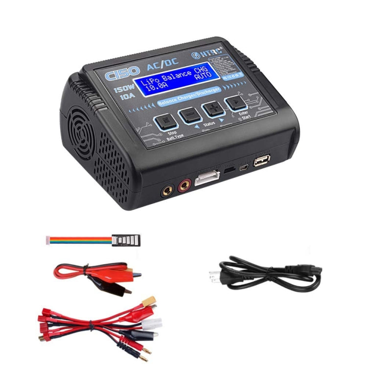 HTRC C150 Smart Balance Charger for High Voltage Lithium Batteries with US Plug