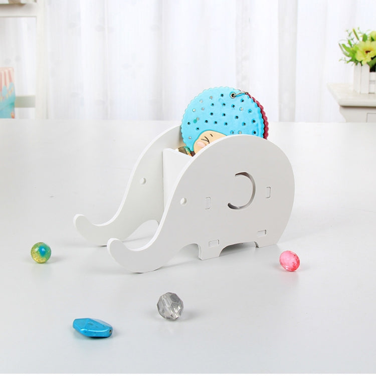 Multifunctional Wooden Desktop Storage Box with Phone Holder