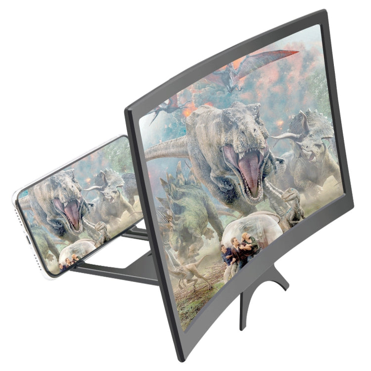 Enhance Your Phone Viewing Experience with the L6 12 inch Curved Screen Mobile Phone Screen Magnifier