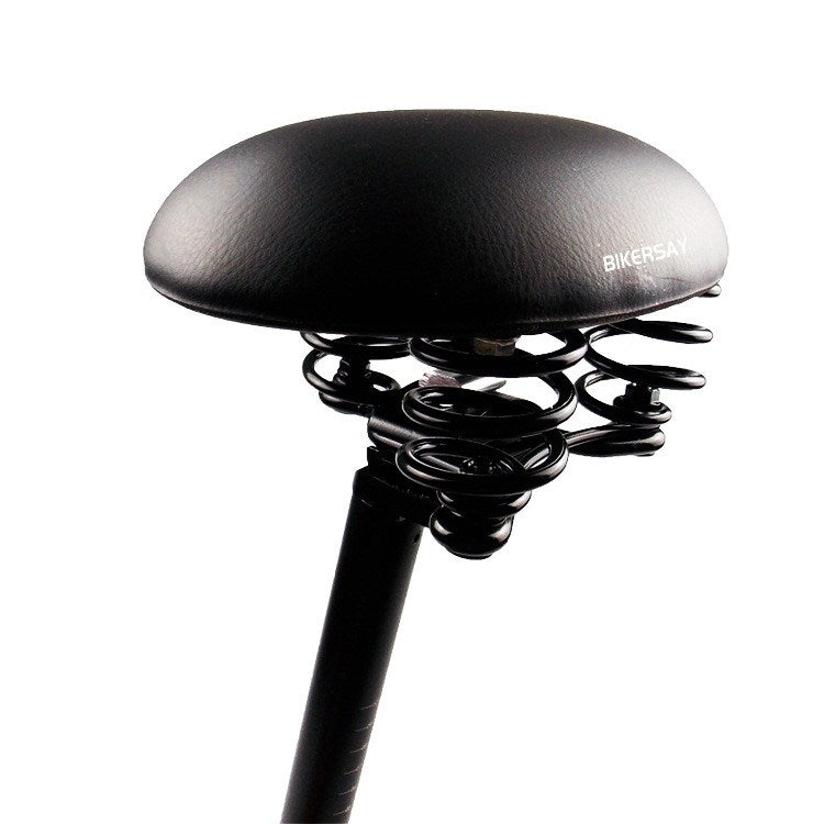 Bikersay Mountain Bike Saddle with Spring Cushion Shock Absorber
