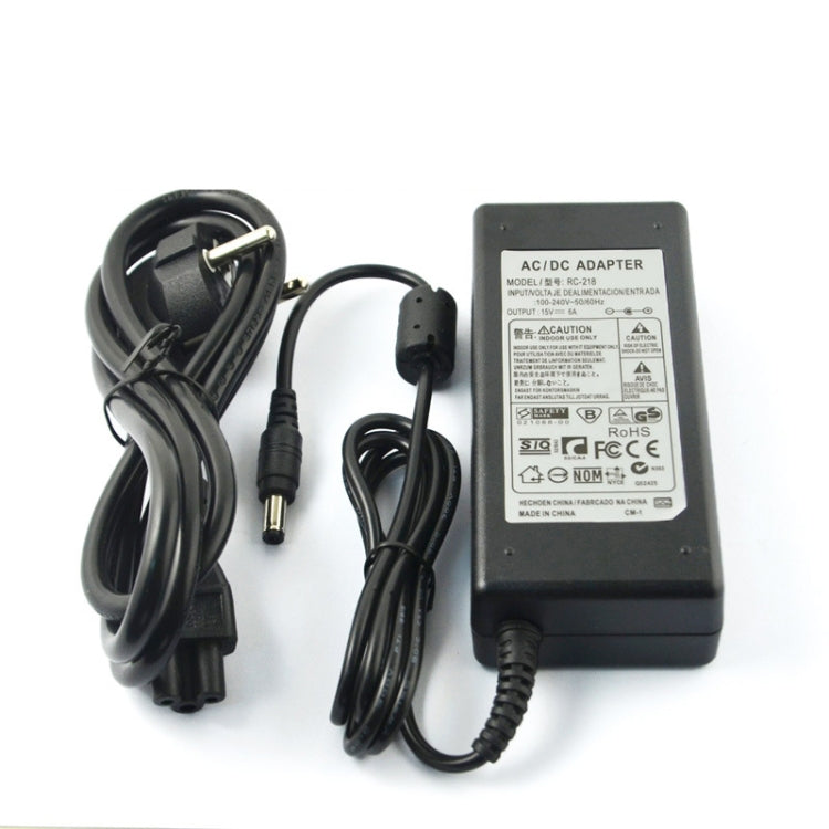 B6 15V 6A Laptop Power Adapter with EU Plug