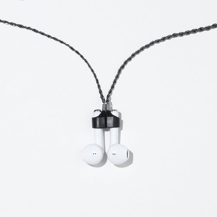 AIRPODS Wireless Headset Anti-lost Chain With Strong Magnetic Black Gold Necklace