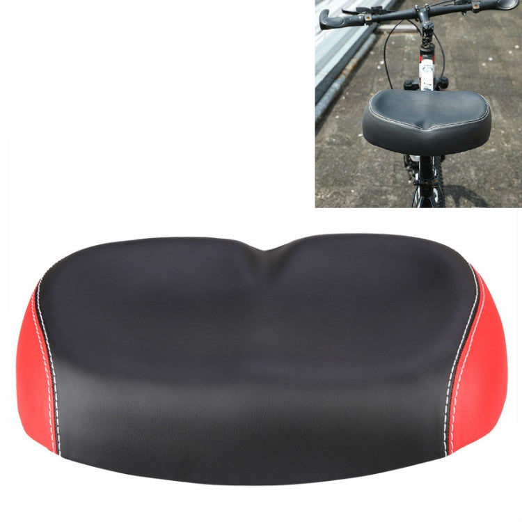 Nostril-Free Red Mountain Bike Seat with Shock Absorption