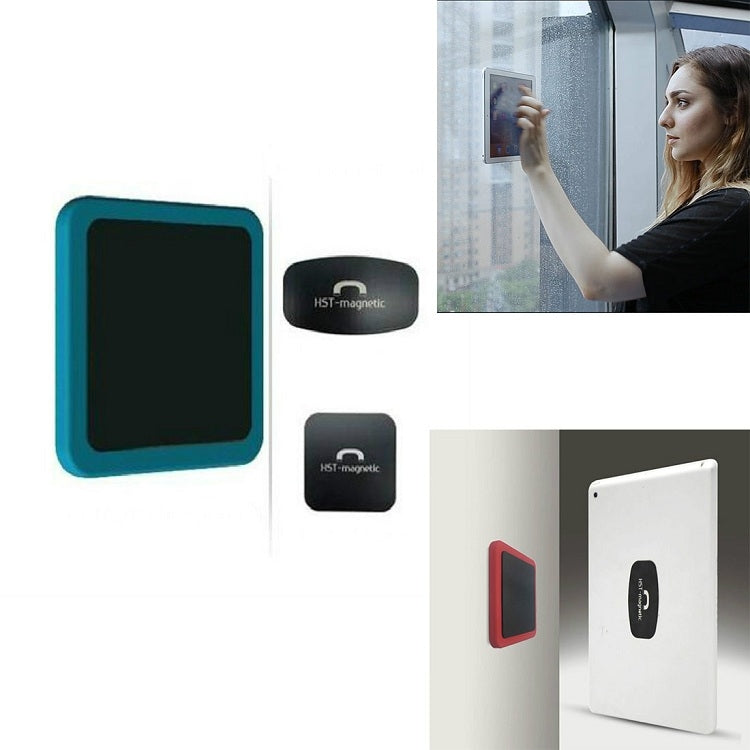 Magnetic iPad and Phone Wall Mount Bracket (Blue)