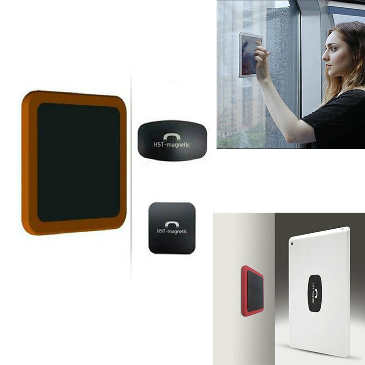 Orange Wall-mounted Magnetic Phone and Tablet Holder