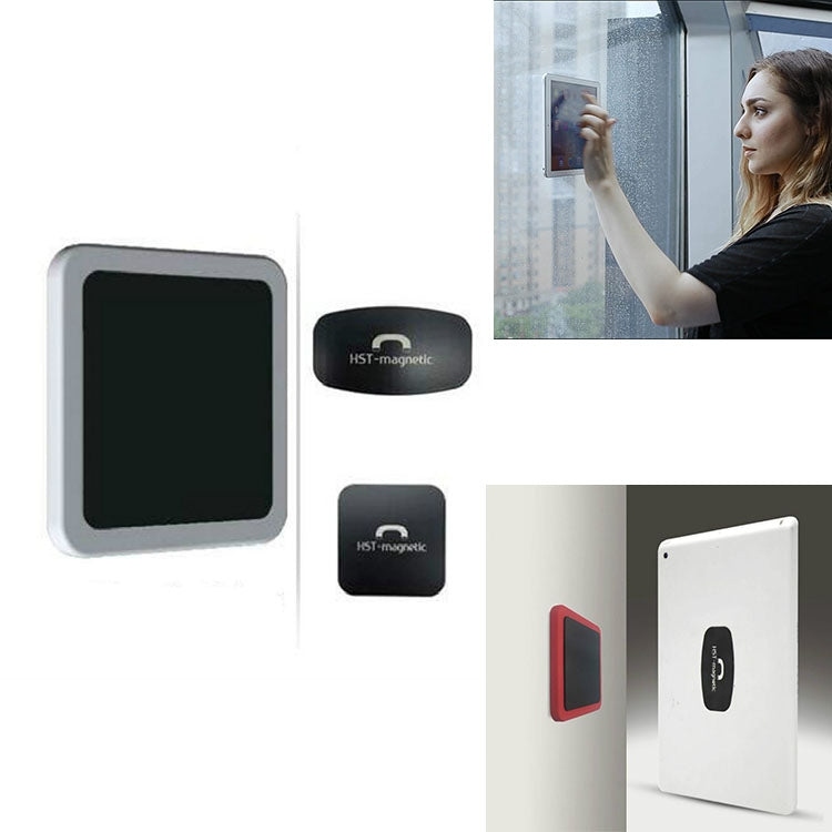 Universal Magnetic Phone and Tablet Wall Mount Bracket (White B)
